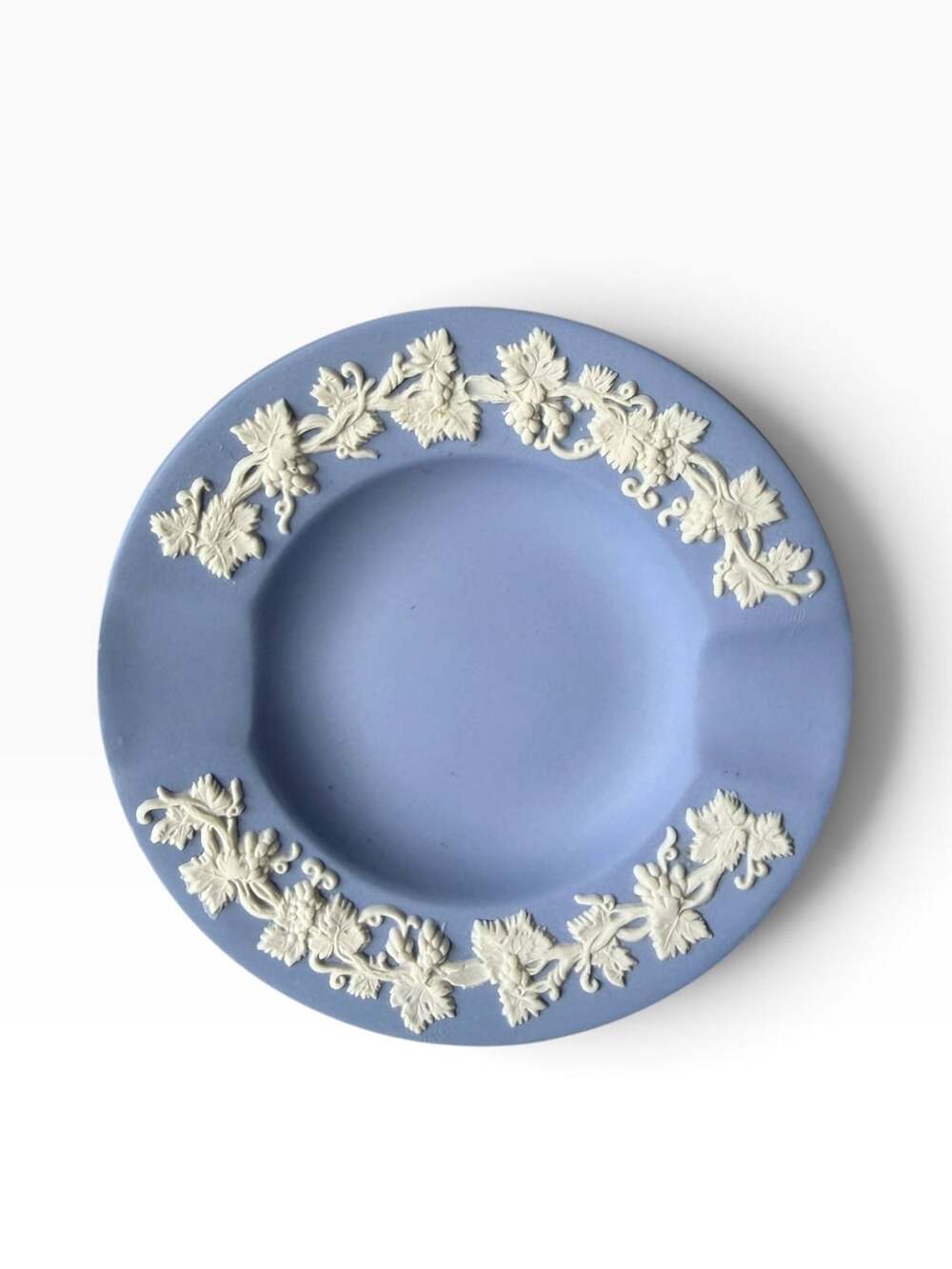 Wedgwood Blue Jasperware Grapevine Ashtray